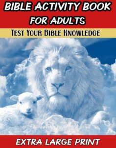 Bible Activity Book for Adults