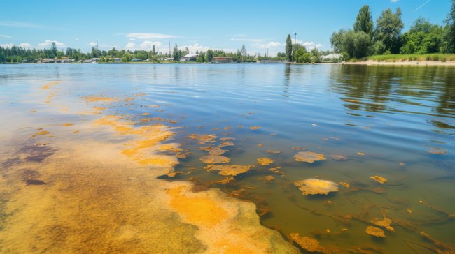 Photo of polluted water related to Environmental toxins