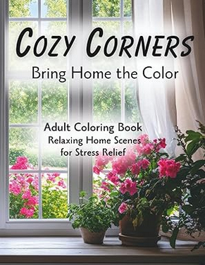 Cozy Corners Adult Coloring Book in Pam Rumley's World