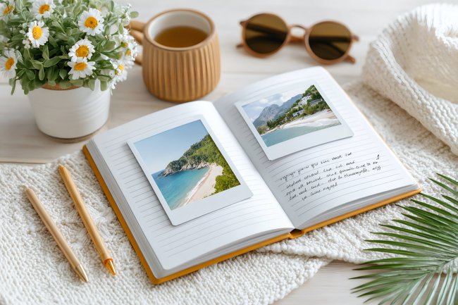 Photo of Keepsake Journal relating to starting a keepsake journal