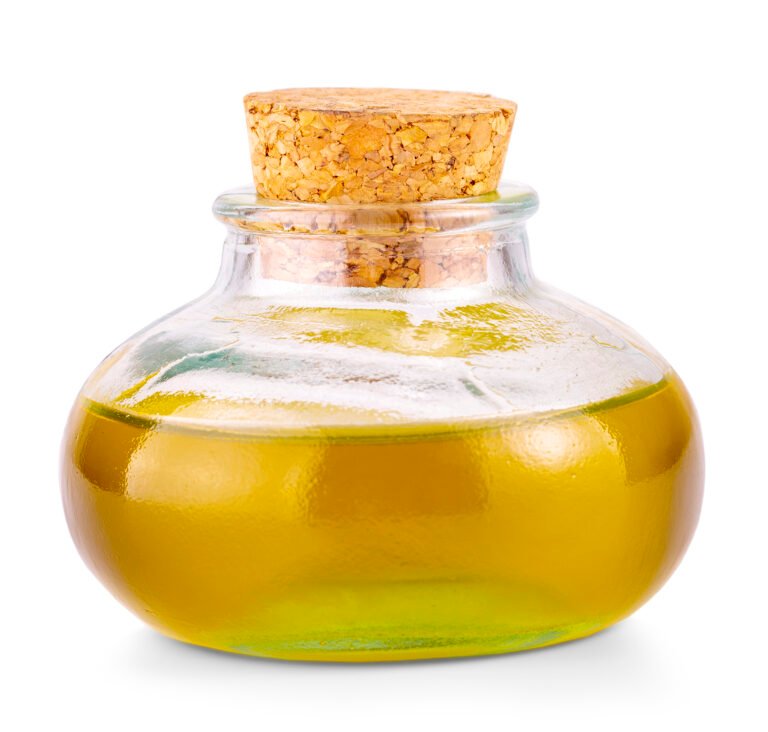 A bottle of castor Oil
