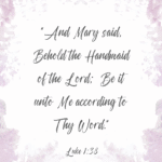 Sample page about Mary from Strong Women of the Bible Prayer Journal
