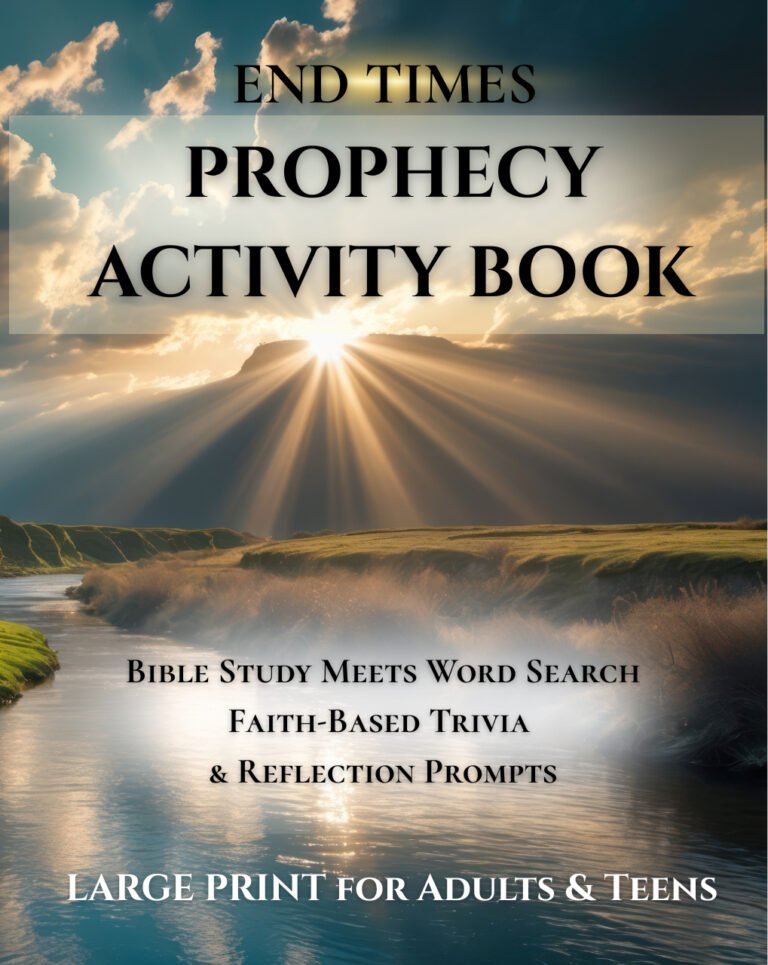 End Times Prophecy Activity Book Cover