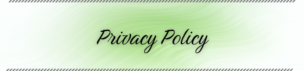 Pam Rumley's World Privacy Policy Header