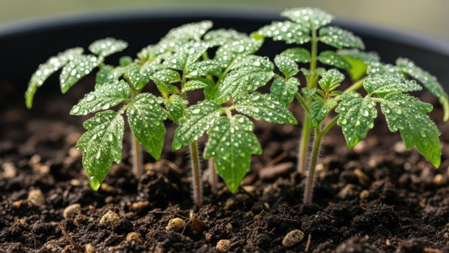 Tray of Tomato Plants in Pam Rumley's World