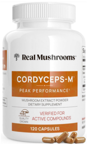 Bottle Of Cordyceps Mushroom Supplements in Pam Rumley's World