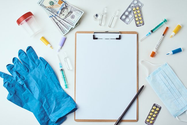 Photo showing medical disclaimer related to medical choices