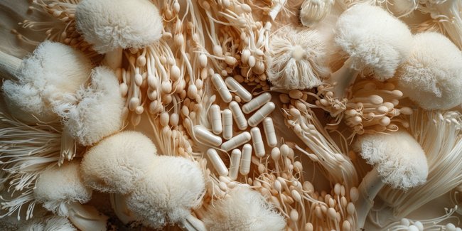 Lions Mane Mushroon and Capsules in Pam Rumley's World