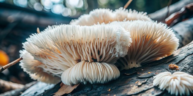 Beautiful Lions Mane Mushroom