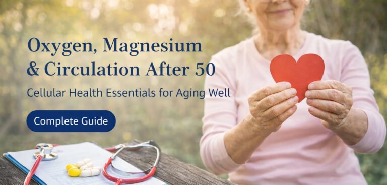 Oxygen, Magnesiu & Circulation After 50: Cellular Health Essentials for Aging Well - Complete Guide